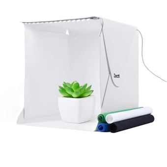 Caixa de Fotografia para Produto F+ com Iluminação e 4 Fundos | 30x30 cm - 1