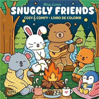 Snuggly Friends: Cozy & Comfy - Livro De Colorir - 1