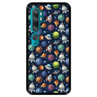 Capa Tpu Hapdey para Xiaomi Mi Note 10 - Note 10 Pro - Cc9 Pro | Design Invasão Espacial - Preto