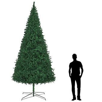 Árvore de Natal Artificial vidaXL 400 cm Verde - 1