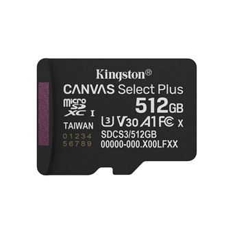 Cartão de Memória Kingston Technology Canvas Select Plus Gen3 | Preto - 1