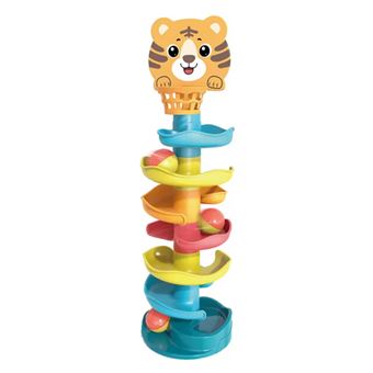 Brinquedo Didático com Cesto e Slide para Bebé BEUNIK | Idade Mínima Recomendada: 18 Meses | Tigre - 1