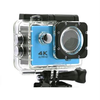 Câmara de Vídeo Desportiva Arzopa Go Pro 4k com Comando - Azul - 1