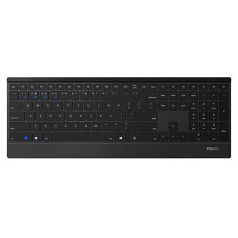 Teclado Wireless Rapoo E9500M | Preto - 1