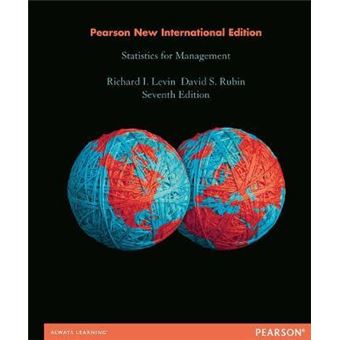 Statistics for Management : Pearson New International Edition - 1