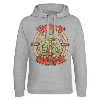 Hoodie TMNT - Party Master Since 1984 | Cinzento | S - 1
