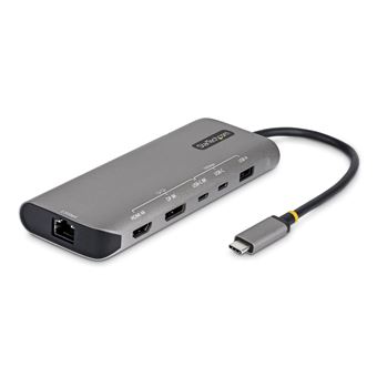 Base & Duplicador de Portas StarTech.com 174B-USB4-MULTIPORT | Cinzento - 1