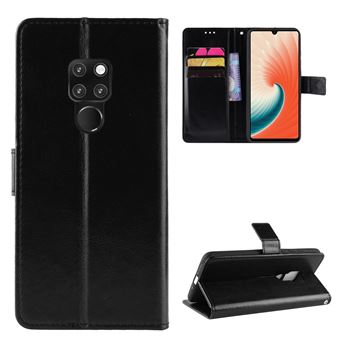 Capa Magunivers PU com suporte preto para Huawei Mate 20 X - 1