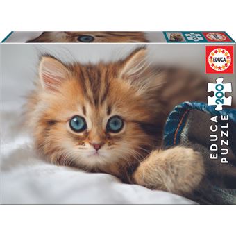 Puzzle Educa Gatinho 17154 | 200 Peças - 1