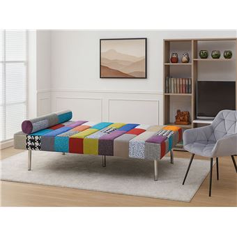 Sofá Cama Ideia Home Design Hilton | Tecido Patchwork - 1