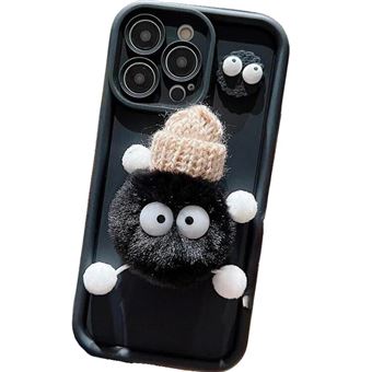 Capa Peluche 3D Antiimpacto para Iphone 8 - Preto - 1