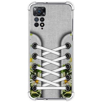 Capa Tumundosmartphone de silicone anti-choque para Xiaomi Redmi Note 11 Pro / 11 Pro 5G design tênis 08 desenhos - 1