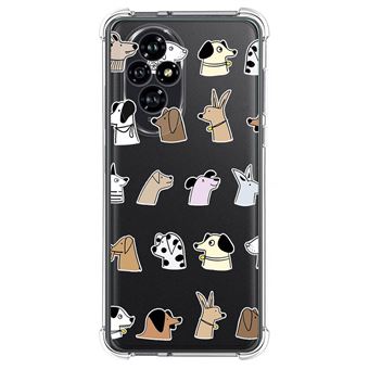 Capa de silicone TUMUNDOSMARTPHONE anti-choque para Honor 200 5G com design de cachorro de desenho animado - 1