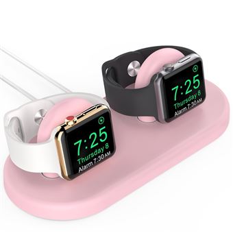 Base de Carregamento de Posição Dupla Magunivers AHASTYLE PT116 para Apple Watch - Rosa - 1