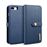 Capa PU divisão destacável 2-in-1 azul para Apple iPhone 8 Plus/7 Plus_1