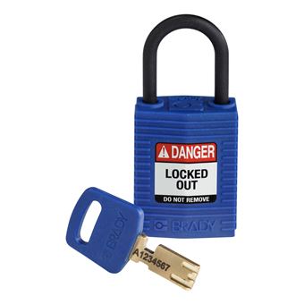 Bloqueio com Chave Brady SafeKey | Azul - 1