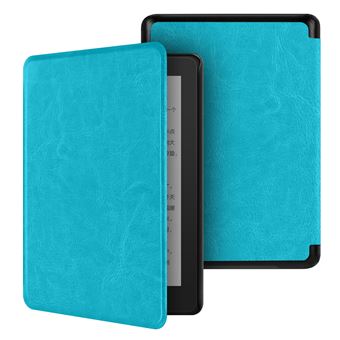 Capa FLOODKING para Amazon Kindle Paperwhite6 | Alça de Mão | Proteção Antiqueda | Função Automática | Azul Céu - 1