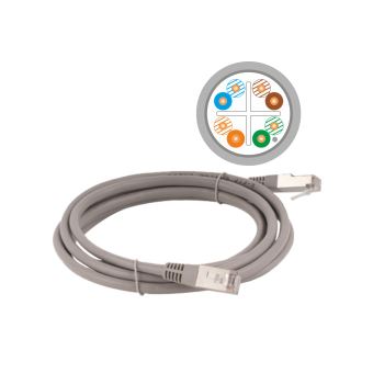 Cabo de rede Alantec KKS6SZA5.0 | Cinzento - 1