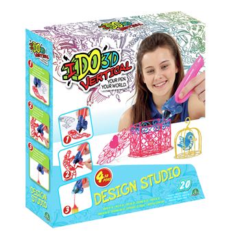 Caneta 3d Giochi Preziosi IDo3D DDD021 | Azul, Vermelho - 1