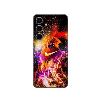 Capa Maniacase para Samsung Galaxy S25 Plus | Nike Tinta Colorida - 1