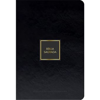 Bíblia Sagrada Nvt - Luxo - Preta E Dourado - 1