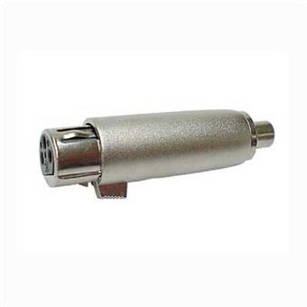 Adaptador XLR Velleman Fêmea 3 Pinos para Rca Fêmea Caa12 - 1