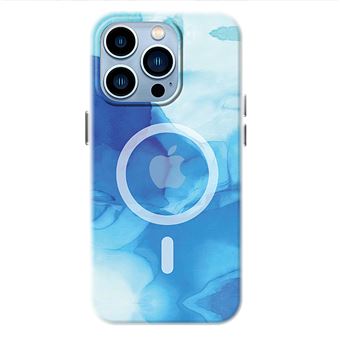 Capa Fashion MagSafe para iPhone 13 Azul Claro + Pano de Limpeza - 1
