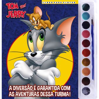 Tom E Jerry Livro Para Pintar Com Aquarela - 1