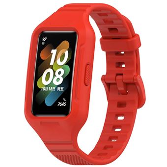 Pack 360 Capa Bracelete Robusto Antiimpacto para Huawei Band 8 | Vermelho - 1
