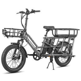 Bicicleta Elétrica Utilitária Fafrees FF20 CUV | Bateria Dupla | Cinzenta - 1