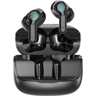 Auriculares sem fios CHRONUS | V5.3 Bluetooth | IPX5 à prova d'água | Cancelamento de Ruído | Preto - 1