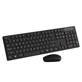 Teclado e Rato Klack K10C | 104 teclas em Espanhol | Inclui a letra Ñ | Compatível com PC, Tablet e Portátil - 1