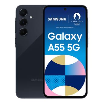Smartphone Samsung Galaxy A55 5G | 8 GB | 128 GB | Dual SIM híbrido | Awesome navy - 1
