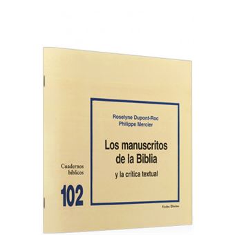 102.Manuscritos Biblia Critica Textual.(Cuadernos Biblicos) - 1