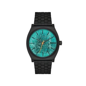 Relógio Homem Nixon Time Teller A045-5303 | Aço Inoxidável Preto | Mostrador Turquesa - 1