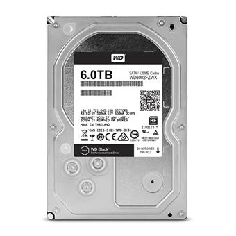 Disco Interno HDD Western Digital Black | 3.5" | 6 TB - 1