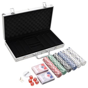 Conjunto de Fichas de Póquer | 300 Peças | 11,5 g - 1