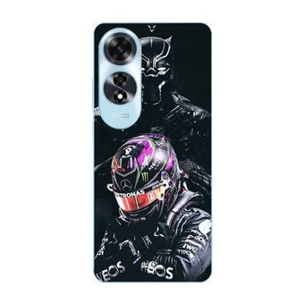 Capa Maniacase para Oppo A60 | Lewis Hamilton Black Panther - 1