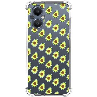 Capa Tumundosmartphone de silicone anti-choque para OnePlus Nord N20 5G design Desenhos de Abacate - 1