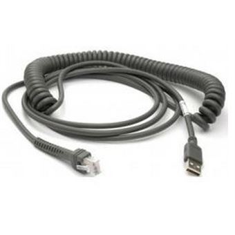 Acessório de Leitura de Código de Barras Datalogic 5m USB2.0 A | Preto - 1