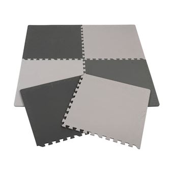 Tapete Puzzle Sensorial BabyTrold dark Grey/light Grey - 1