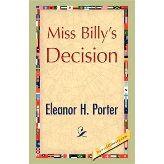 Miss Billy's Decision - Hardback - 2008 - 1