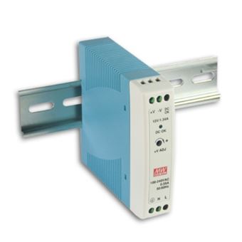 fonte de alimentação MEAN WELL MDR-20-12  20 W Azul, Branco - 1