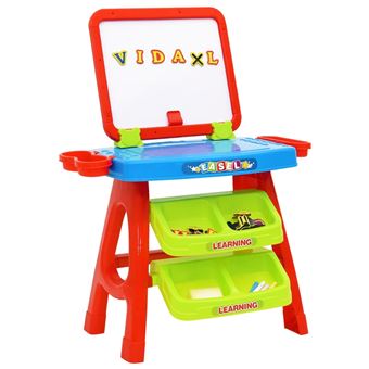 Conjunto de brincar vidaXL cavalete e secretária de aprendizagem 3 em 1 - 1