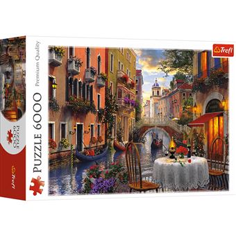 Puzzle TREFL 65003 Romantic Venice | 6000 Peças - 1