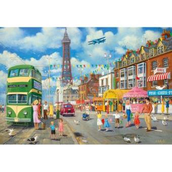 Blackpool Promenade Jigsaw Puzzle 500 Pieces Gibsons Games