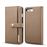Capa PU divisão destacável 2-in-1 castanho para Apple iPhone 8 Plus/7 Plus_0