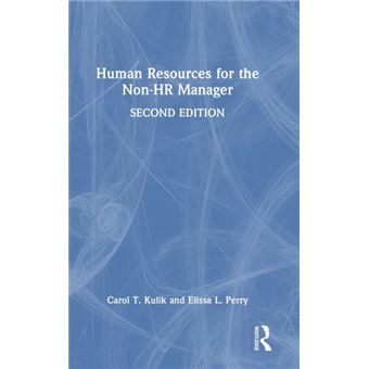Human Resources For The Nonhr Manager - 1