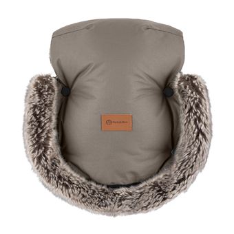 Protetores de mão para carrinho Petite&Mars Furry Mousse Mocha - 1