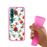 Capa Tpu Hapdey para Xiaomi Mi Note 10 - Note 10 Pro - Cc9 Pro | Design Teste Padrão Floral com Pássaros - Rosa_3